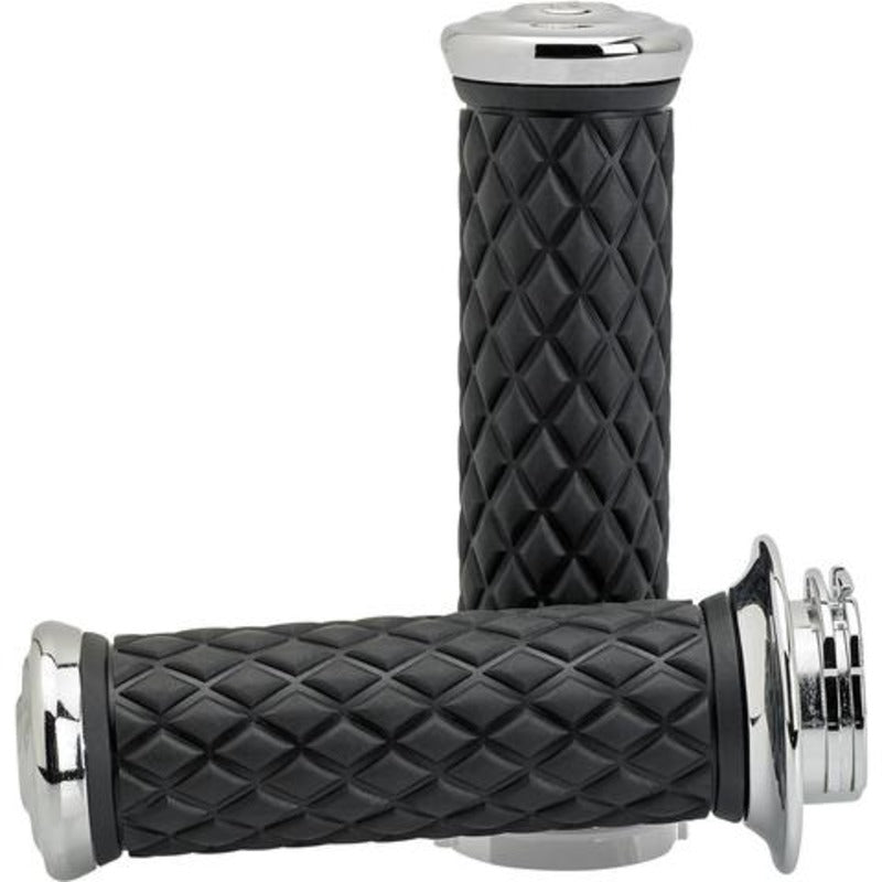 Alumicore Grip Set Dual Cable | Chrome