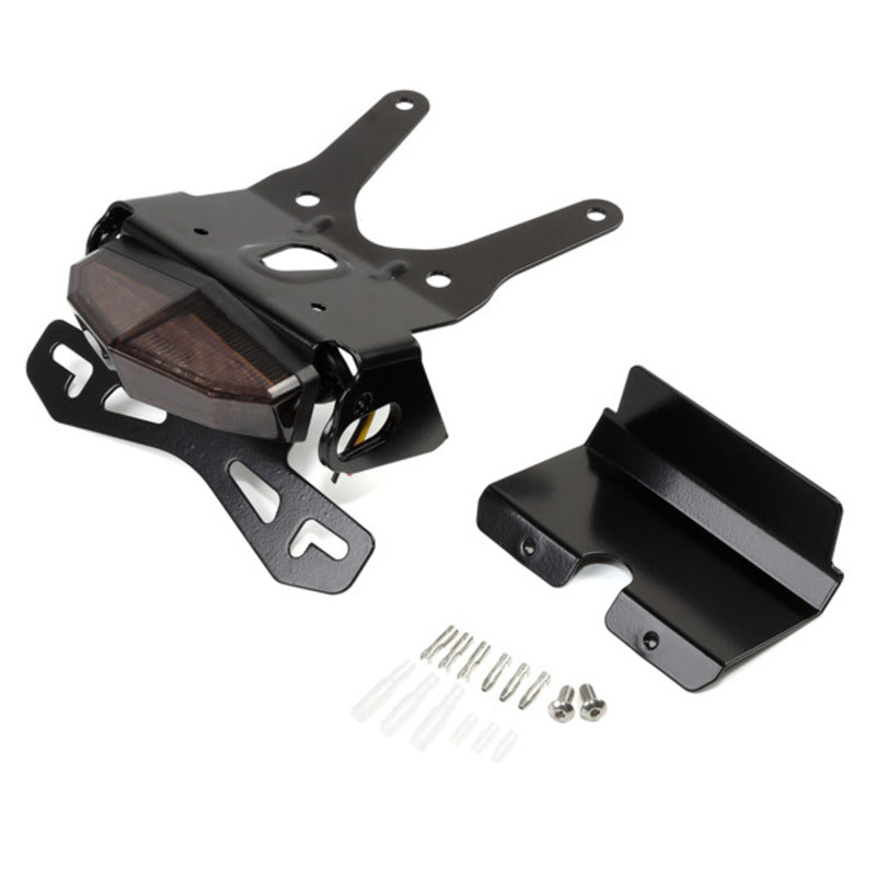 DRC TAIL LIGHT &amp; PLATE HLDR EDGE 2 ALLOY | CRF250L/M/Rally '17- | SMOKE LENS