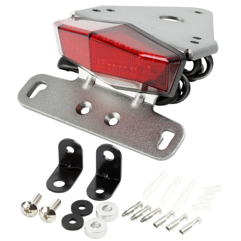 DRC TAIL LIGHT &amp; PLATE HLDR EDGE 2 ALLOY | DRZ400S/SM | RED LENSE