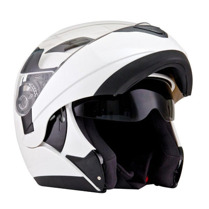 Kyscn00W3 KYT Convair Flip UP Helmet | Pearl White