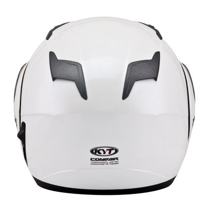 Kyscn00W3 KYT Convair Flip UP Helmet | Pearl White