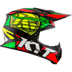 Kysjs0001 KYT Jump Shot #1 Helmet | Black-Fluro Green-Yellow