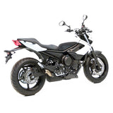 LV EXHAUST TIP | SLASH CUT | STAINLESS | XJ6/DIVERSION/FZ6R '09>'15 (fits w orig center stand)