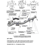LV HEAD PIPES | STAINLESS | 690 ENDURO / 690 SMC '19> (Stock or LV exhaust)