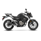 LV SLIP-ON | GP CORSA | MATTE CARBON | CB500 F / CBR500 R '16>'18 / CB500 X '17>'18 (not w orig. center stand)