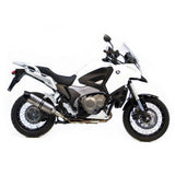 LV SLIP-ON A | LV ONE EVO | STAINLESS | VFR 1200 X CROSSTOUR '12>'15 (fits w orig. pann &amp; center stand)