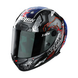 NHX804026 X-804 RS FULL FACE STONER | CARBON-BLUE-WHITE-RED (26)
