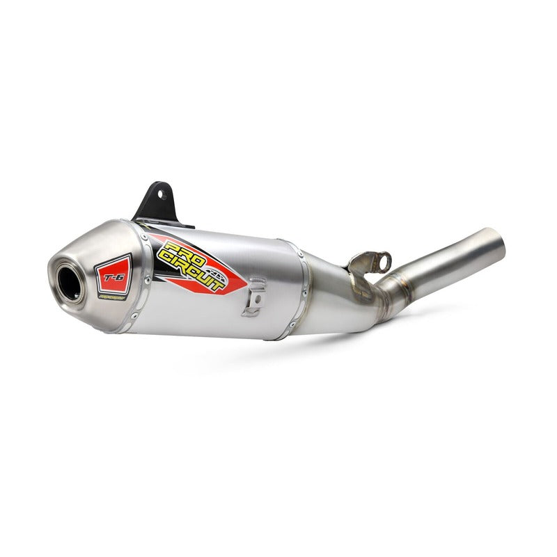 YZ250F 19-26 / WR250F 20-26 T6 Silencer | Removable Spark Arrestor, US spec, not MA legal