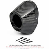 T5/T6 3.5" CARBON END CAP | 3.5" outer (twin systems 1.5" hole)