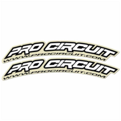 Front Fender Decal Kit White