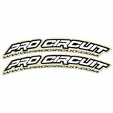 FRONT FENDER DECAL KIT WHITE