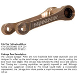 KTM SXF ALL 11-14 LINK ARM | (143.75MM) FITS 250/350/450 SXF &amp; 12-14 125-150-250 SX $#$