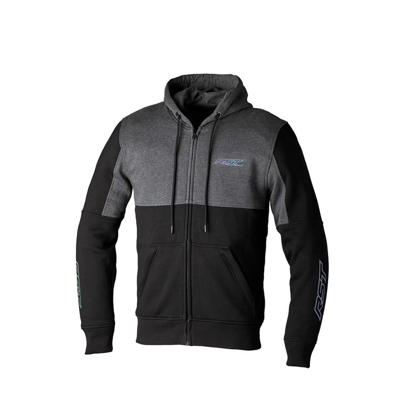 RSHK3467 TEAM ZIP THROUGH CE KEVLAR HOODIE BLACK-GREY (14)