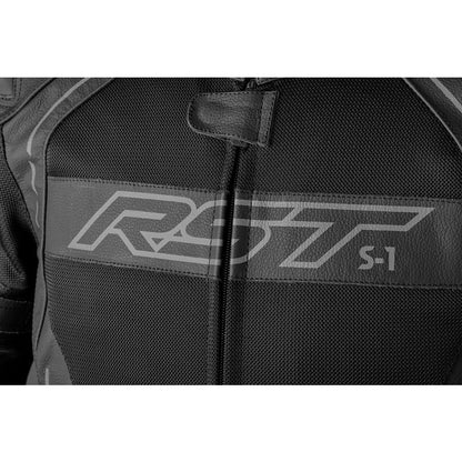 RSJL3465 S-1 VENTED LEATHER / MESH JACKET BLACK (10)