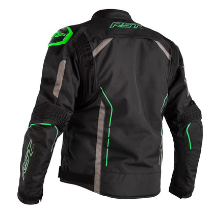 RSJT2559 S-1 CE Sport Waterproof Jacket Black Fluro-Green (82)
