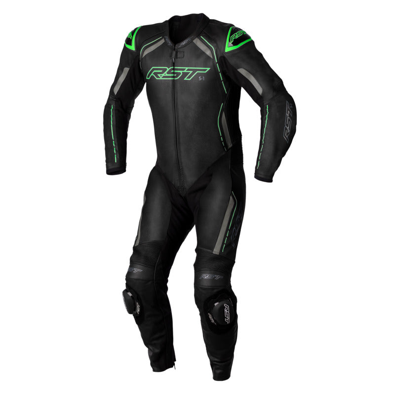 RSS12987 RST S-1 1 PIECE SUIT BLACK-GREY-NEONGREEN (82)