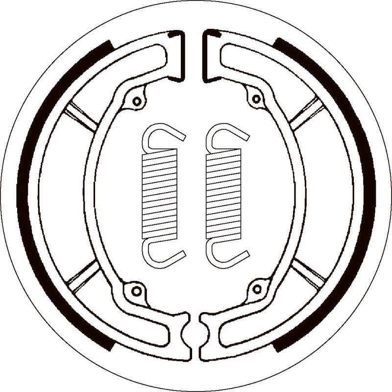 SBS 2034 BRAKE SHOES | WITH SPRINGS