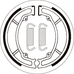 SBS 2034 BRAKE SHOES | WITH SPRINGS