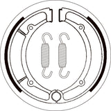SBS 2066 BRAKE SHOES | WITH SPRINGS