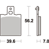 SBS 519LS REAR PADS | SINTER STREET