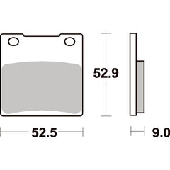 SBS 556LS REAR PADS | SINTER STREET