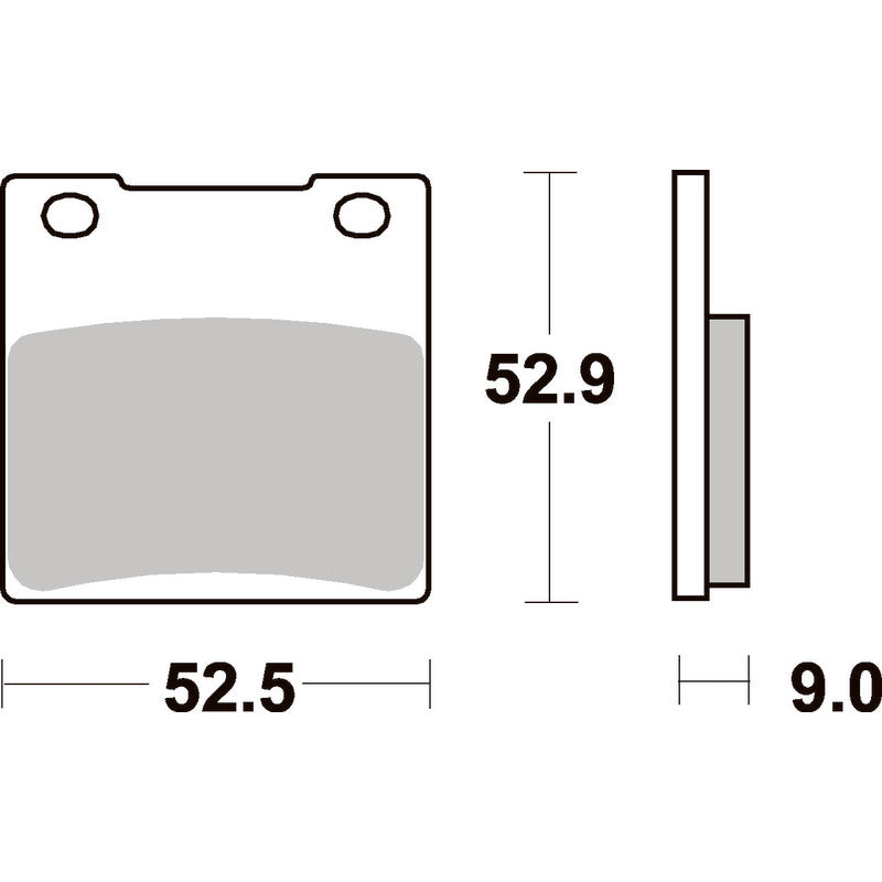 SBS556RQ REAR PADS | CARBON TECH RACE