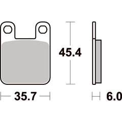SBS 559RSI FRONT/REAR PADS | SINTER OFF ROAD RACE