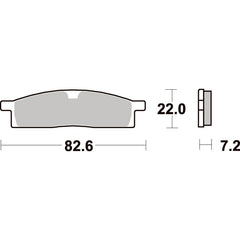 SBS 589RSI FRONT/REAR PADS | SINTER OFF ROAD RACE