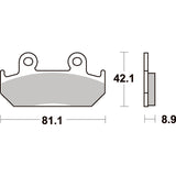 SBS 593HS FRONT PADS | SINTER STREET