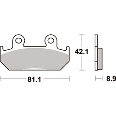 SBS 593HS FRONT PADS | SINTER STREET