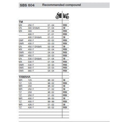 SBS 604HF REAR PADS | CERAMIC