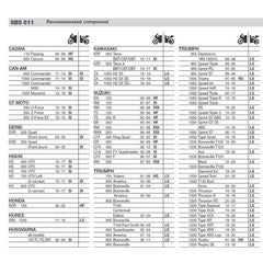 SBS 611LS REAR PADS | SINTER STREET