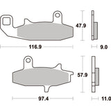 SBS 626HS FRONT PADS | SINTER STREET