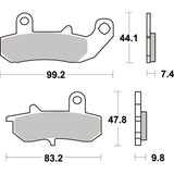 SBS 635LS REAR PADS | SINTER STREET