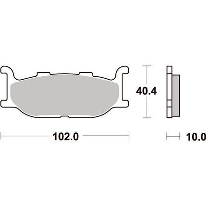 SBS 663HS Front Pads | Sinter Street