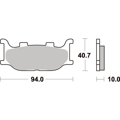 SBS 691HS Front Pads | Sinter Street