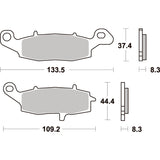 SBS 705SP FRONT PADS | EVO SINTER STREET >> SB705HS