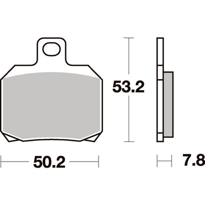 SBS 730LS Rear Pads | Sinter Street