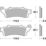 SBS 735SP FRONT PADS | EVO SINTER STREET >> SB735HS