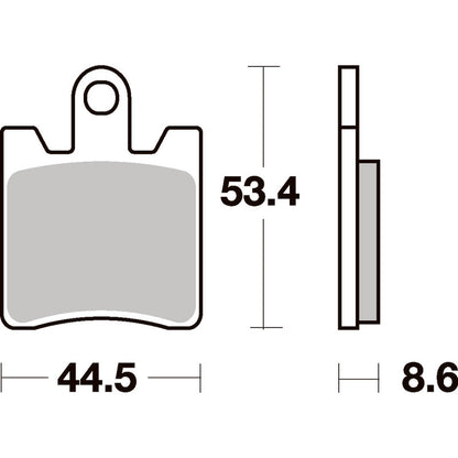 SBS 740HS Front Pads | Sinter Street