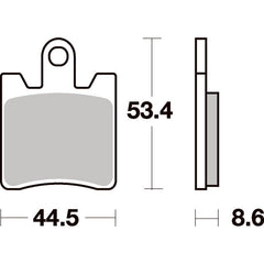 SBS 740HS FRONT PADS | SINTER STREET