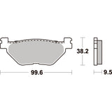 SBS 769LS REAR PADS | SINTER STREET