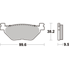 SBS 769LS REAR PADS | SINTER STREET