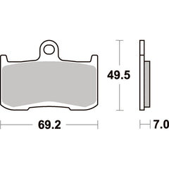 SBS 782HS FRONT PADS | SINTER STREET