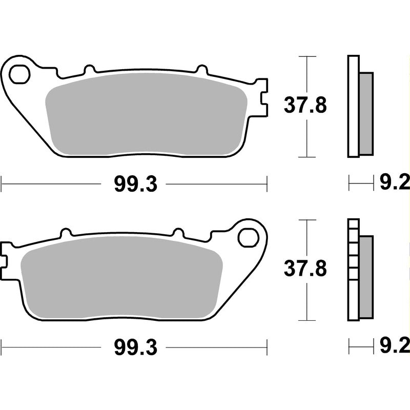 SBS 862LS Rear Pads | Sinter Street