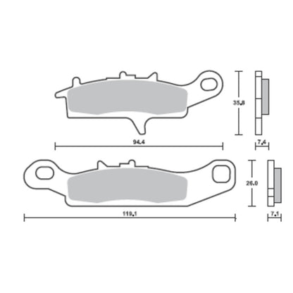 SBS 901HS Front Pads | Sinter Street
