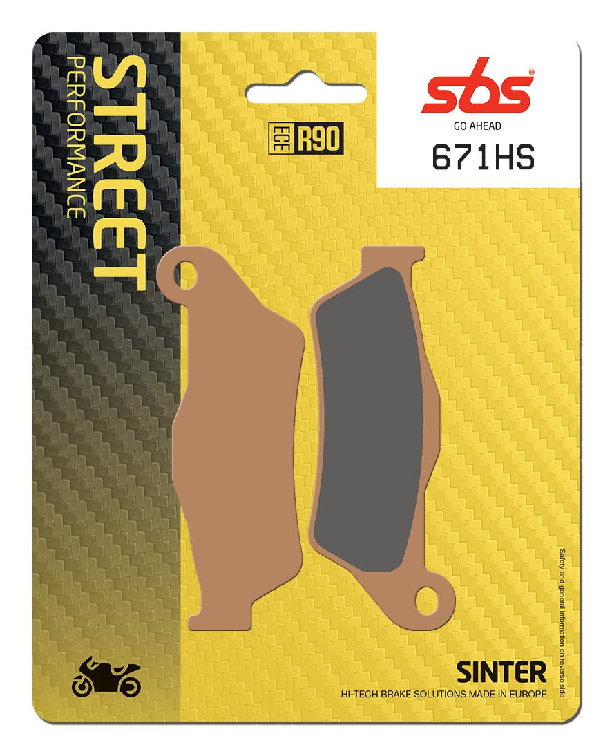 SBS FRICTION - Sinter Front Brake Pads (SBS 151) - 671HS-