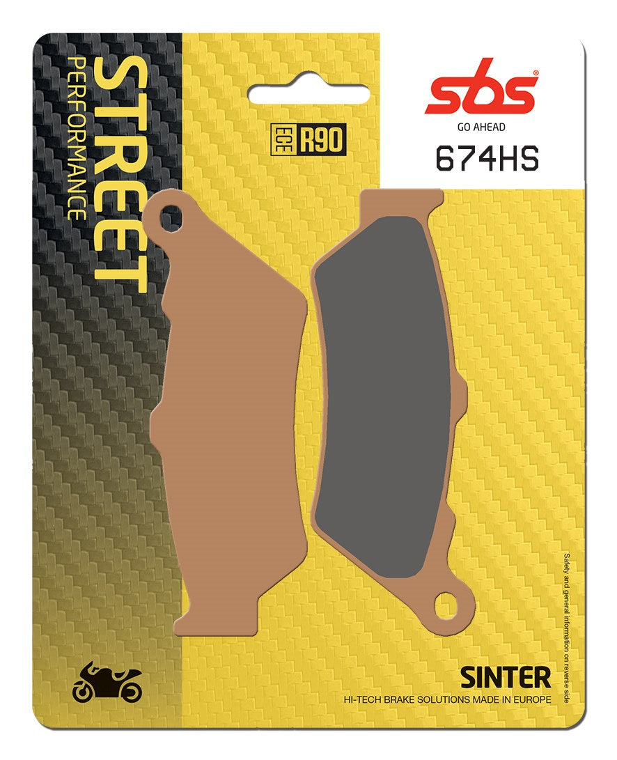 SBS FRICTION - Sinter Front Brake Pads (SBS 176) - 674HS-