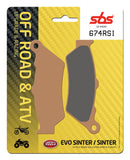 SBS FRICTION - Racing Sinter Front / Rear Off Road Brake Pads (SBS 176) - 674RSI-