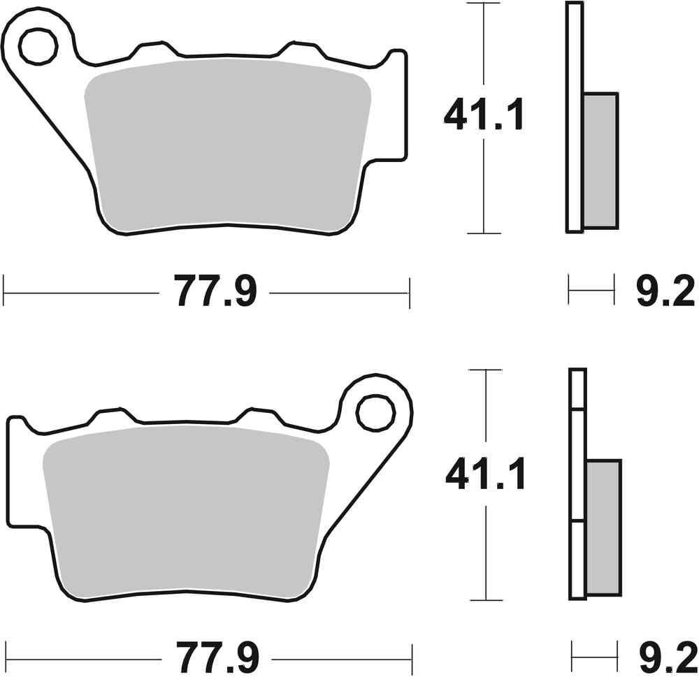 SBS FRICTION - Sinter Rear Brake Pads (SBS 175) - 675LS-